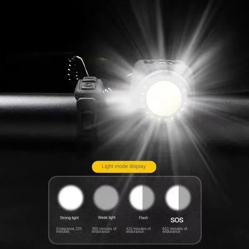 Bike Horn & Light Loud Multi-Tone Rechargeable