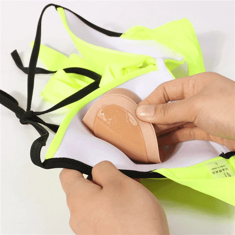 Bikini Pads Wide Molded Shape Waterproof Adhesive & Reusable