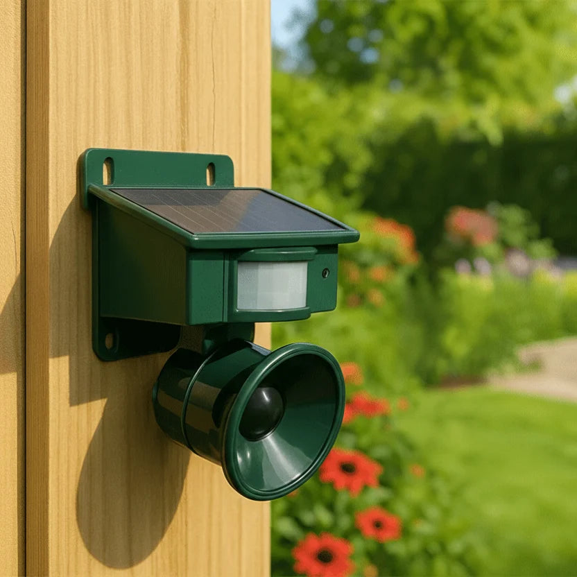 Bird Deterrent Motion-Activated Sound Solar-Powered Weather-Resistant