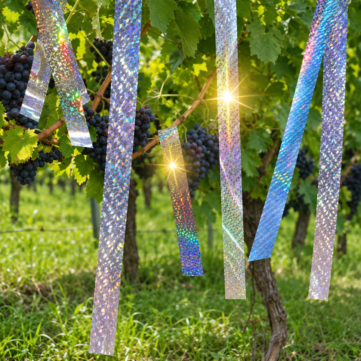 Bird Deterrent Tape Holographic Reflective 2 Rolls