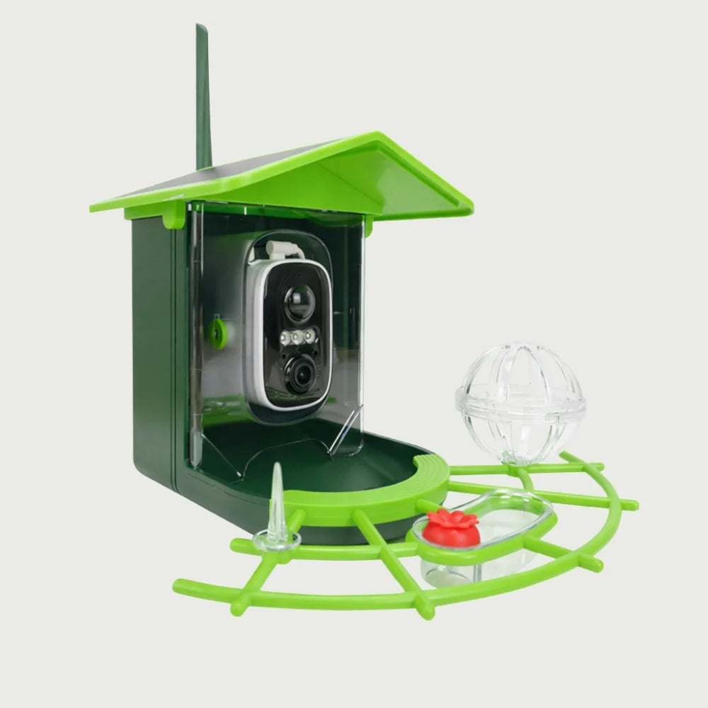Bird Feeder Camera HD Motion Detection Rechargeable & Solar