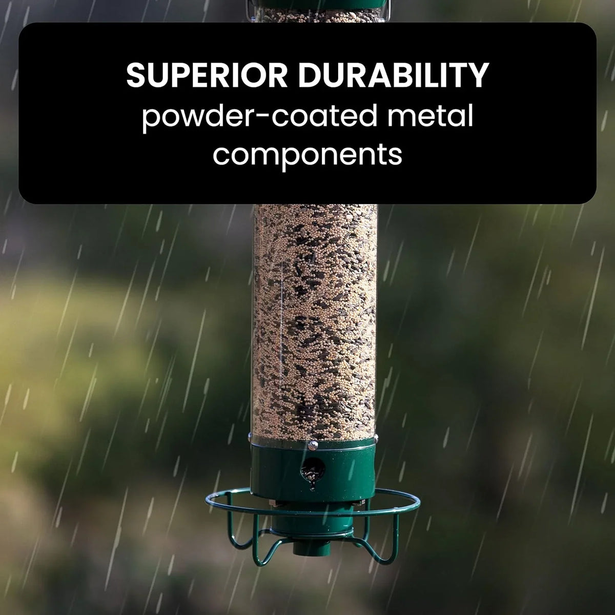 Bird Feeder Weight-Activated Spinning Perch 5-Pound Capacity