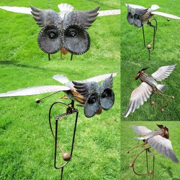 Bird Garden Decor Wind-Activated Motion & Weather-Resistant Finish
