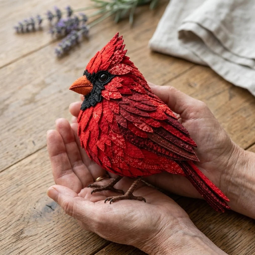 Bird Sewing Kit Felt 3D Craft Six Designs With Instructions