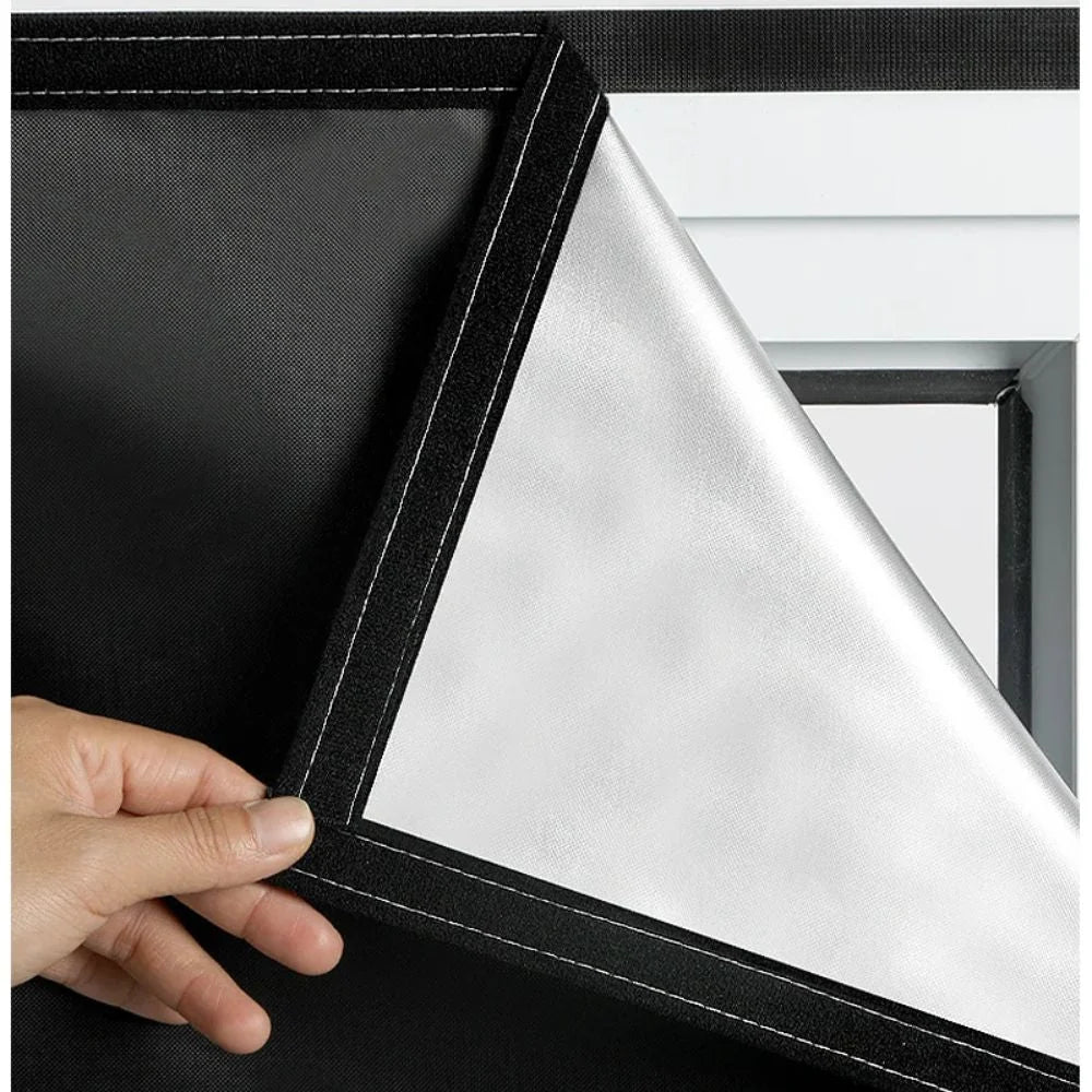 Blackout Window Film Static Cling Matte Black Trim To Fit