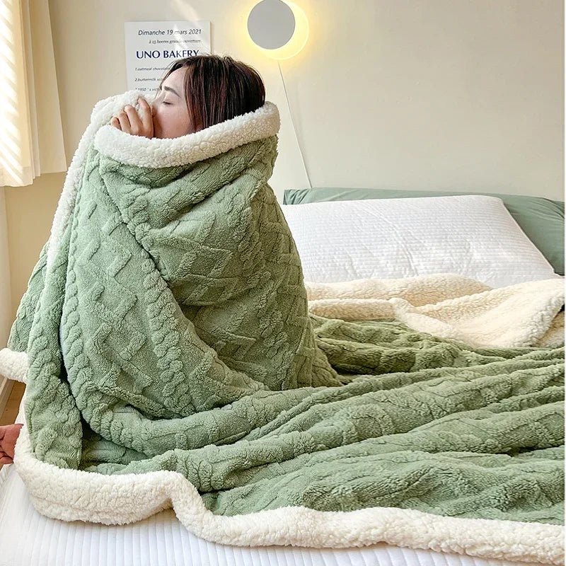 Blanket Plush Flannel Lightweight Machine-Washable