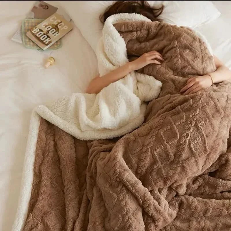Blanket Reversible Microfleece Warm Machine Washable