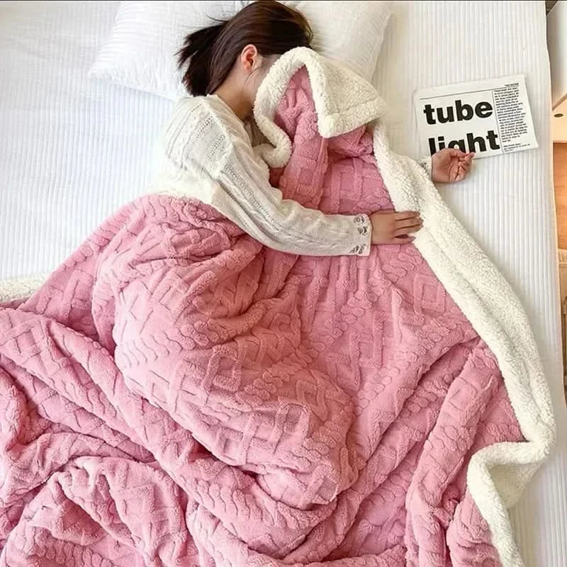 Blanket Reversible Microfleece Warm Machine Washable