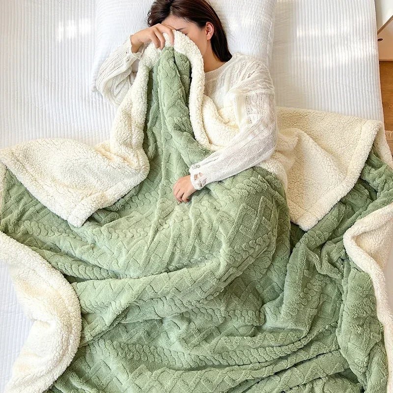 Blanket Soft Flannel Lightweight Machine-Washable
