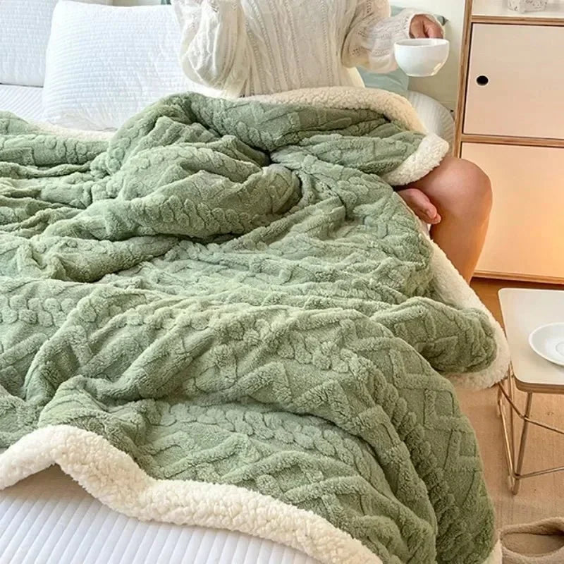 Blanket Soft Flannel Lightweight Machine-Washable