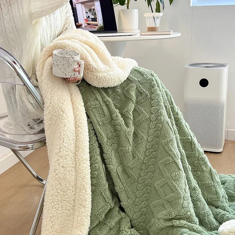 Blanket Soft Flannel Lightweight Machine-Washable