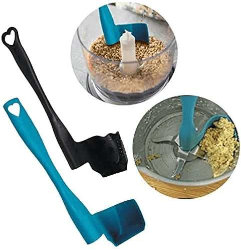 Blender Scraper Spatula Rotating Dishwasher-Safe Heat-Resistant
