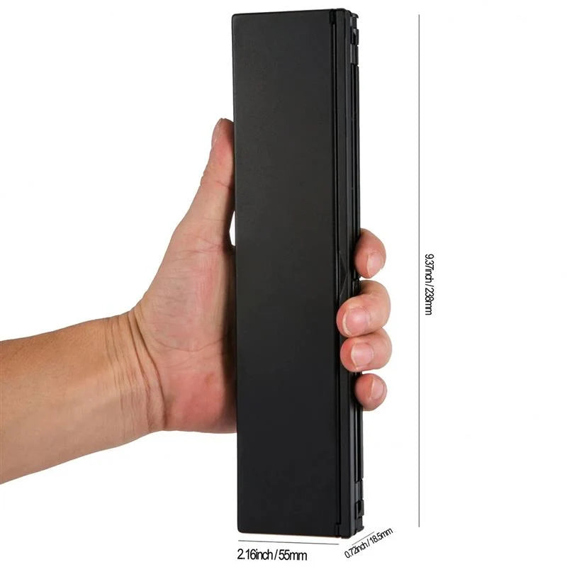 Bluetooth Keyboard Built-In Device Stand Foldable Wireless Design