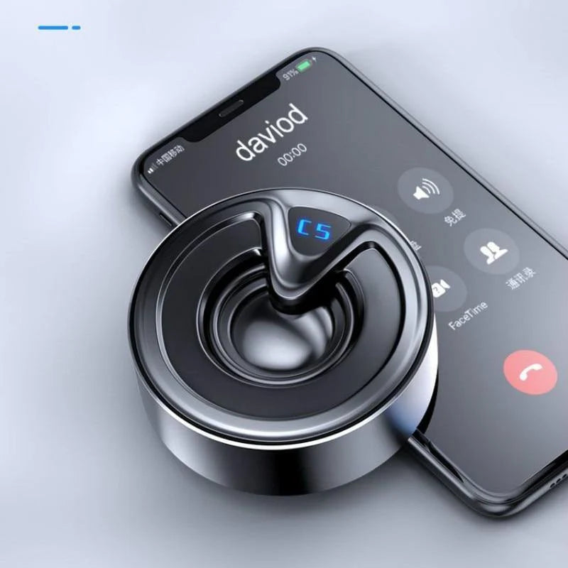 Bluetooth Speaker Compact Metal TF Card & AUX Playback
