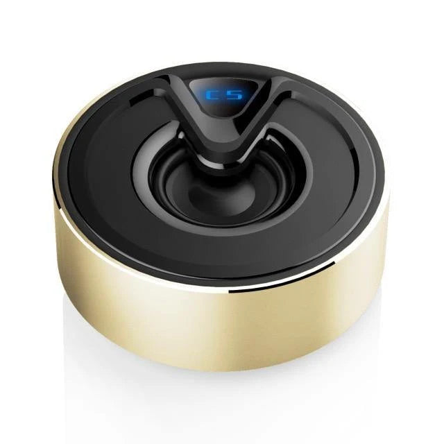 Bluetooth Speaker Compact Metal TF Card & AUX Playback