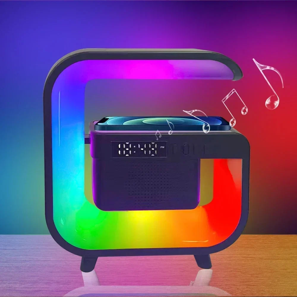Bluetooth Speaker Night Light RGB Wireless Charging
