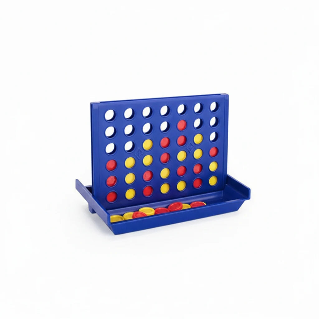 Board Game Four-in-a-Row Foldable & Portable
