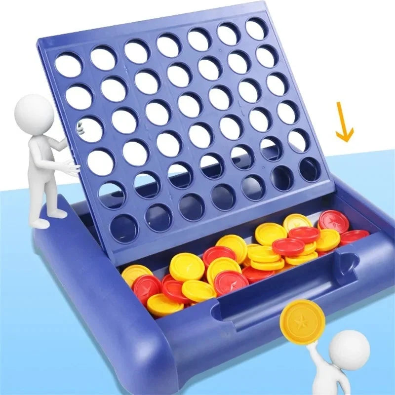Board Game Four-in-a-Row Foldable & Portable