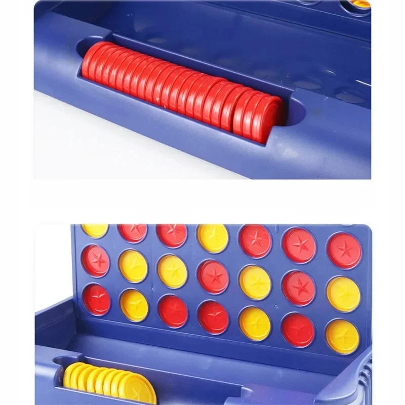 Board Game Four-in-a-Row Foldable & Portable