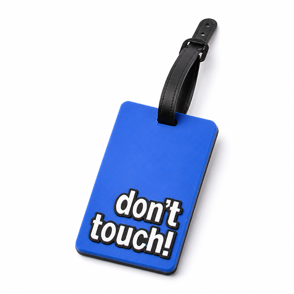 Bold Don't Touch Luggage Tag (Adjustable Strap)
