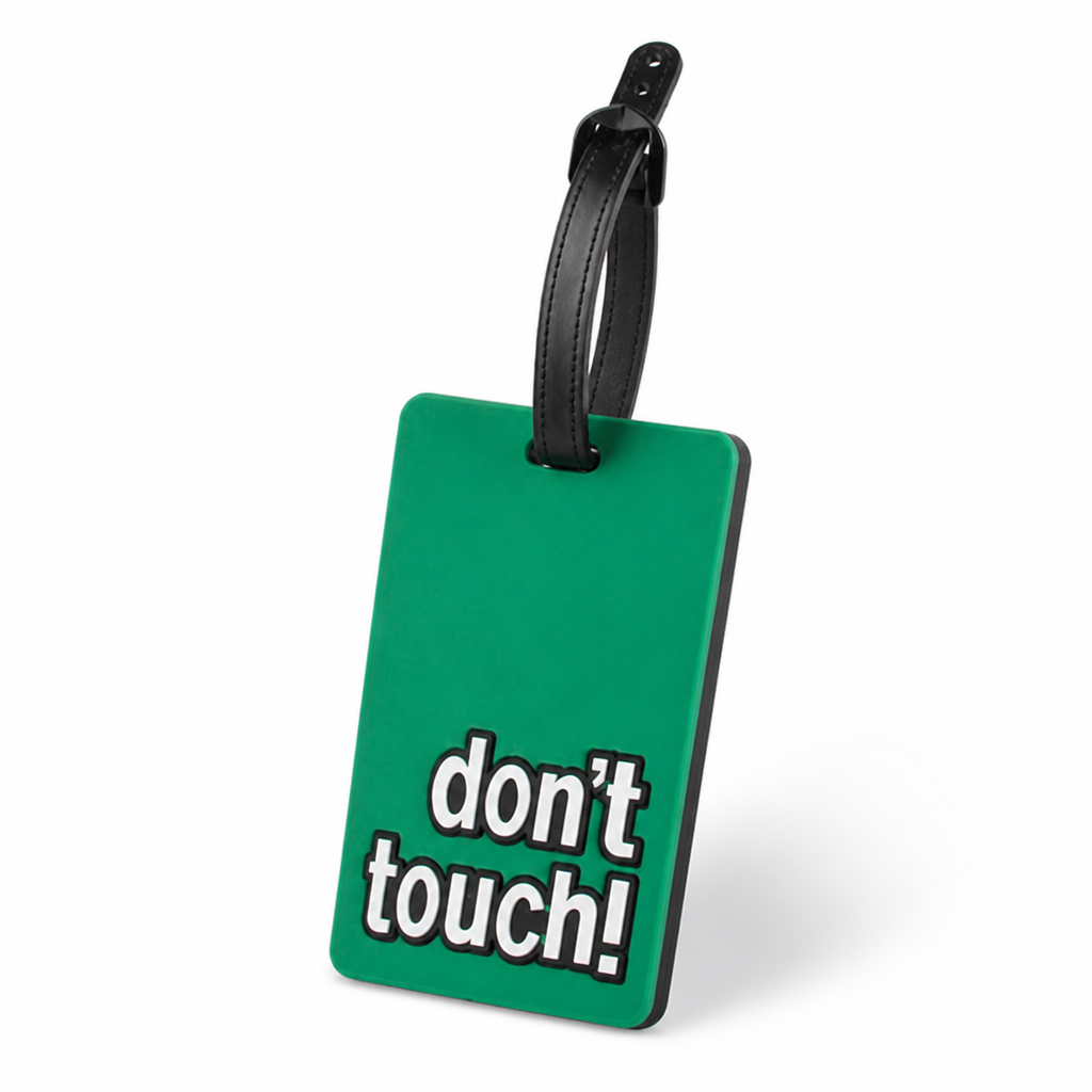 Bold Don't Touch Luggage Tag (Adjustable Strap)