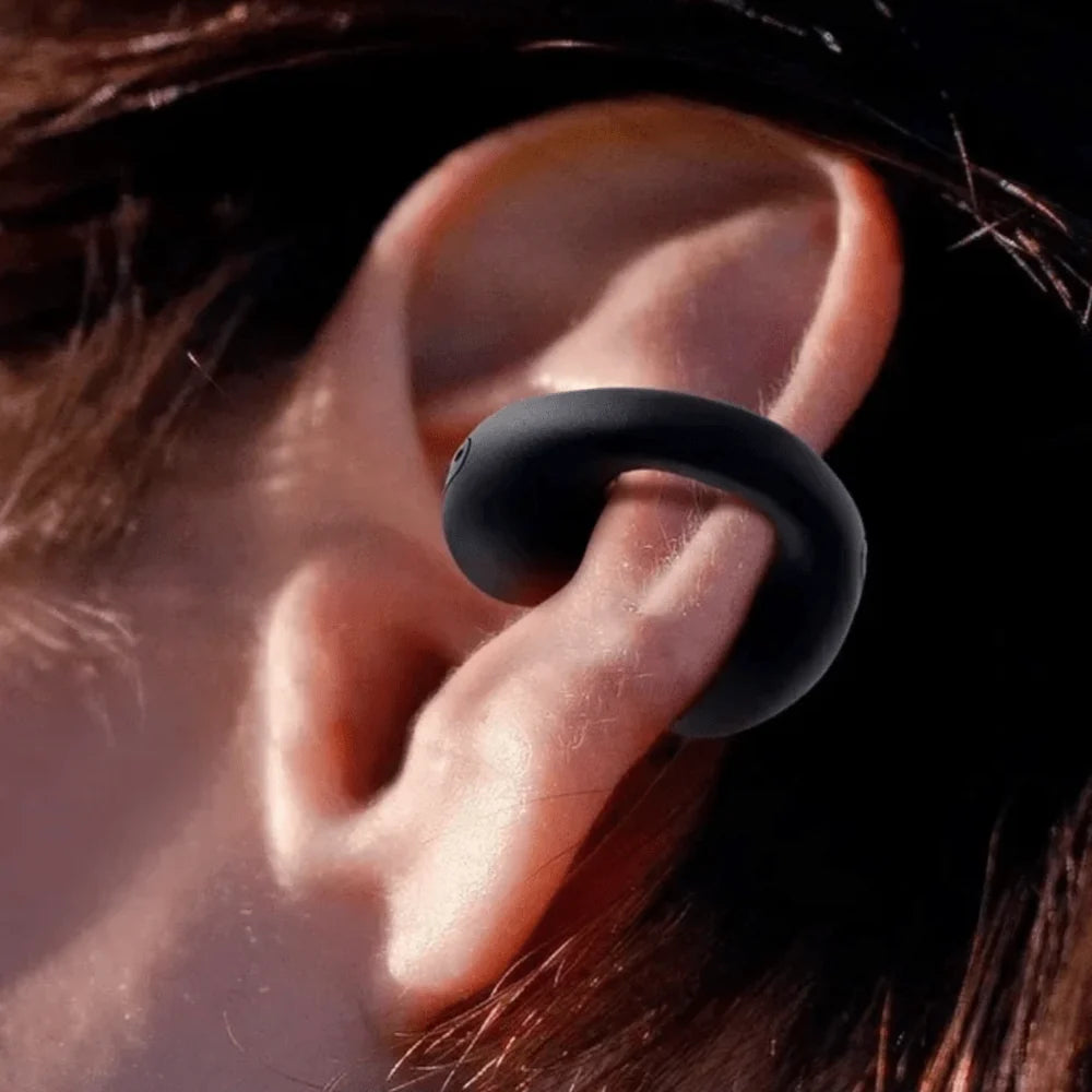 Bone Conduction Earbuds Open-Ear Sweat & Rain-Resistant 8-Hour Battery Life