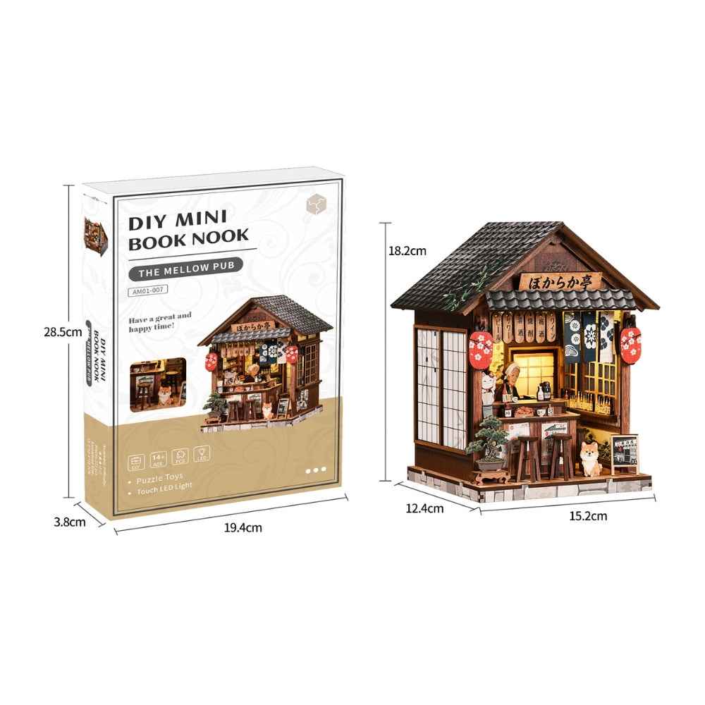 Book Nook Kit Japanese Pub Touch-Switch LED Lighting