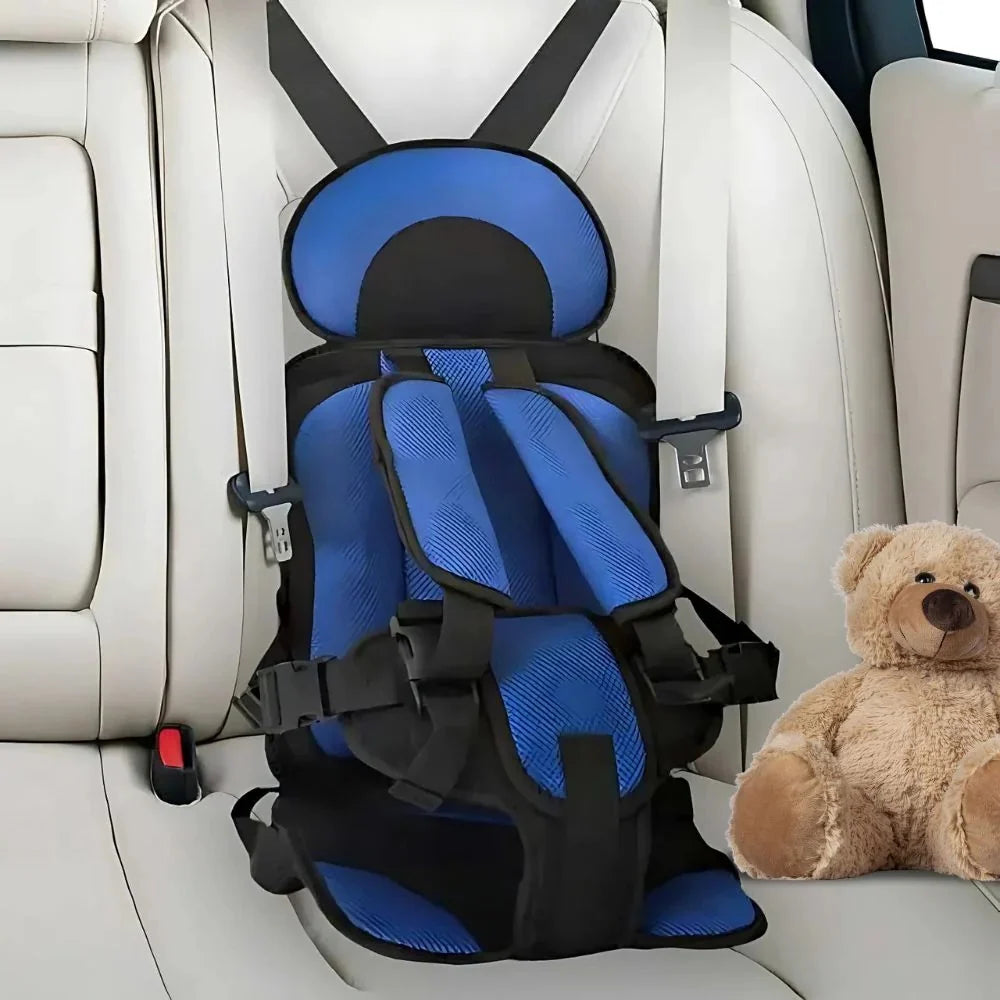 Booster Seat Multi-Point Harness Ventilated Foam Non-Slip Base
