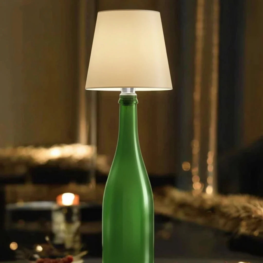 Bottle Lamp Cordless Touch Dimmer & USB Charging