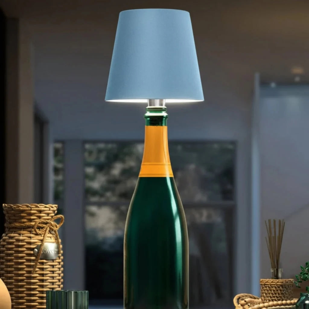 Bottle Lamp Cordless Touch Dimmer & USB Charging