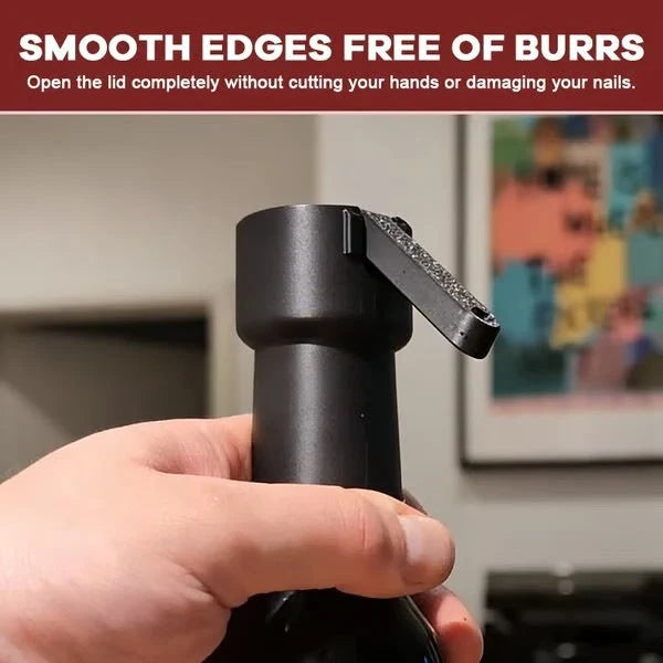 Bottle Opener 2-In-1 Spring-Loaded Cap Launcher