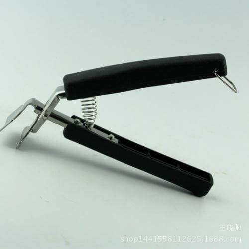 Bowl Holder Clip Stainless Steel Spring Handle