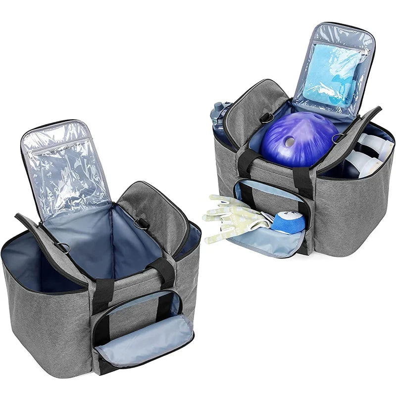 Bowling Ball Tote Insulated Zippered Pockets