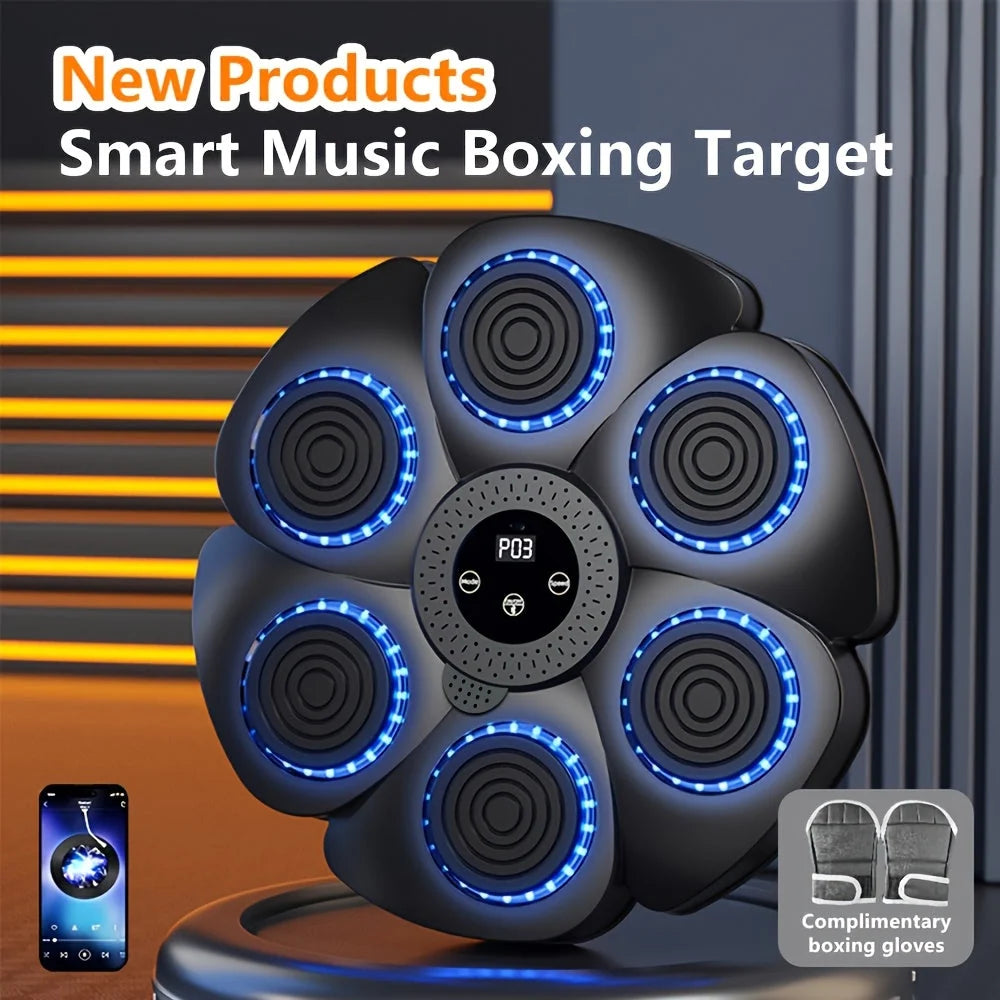 Boxing Target Wall-Mounted LED Scoring Wireless & Rechargeable