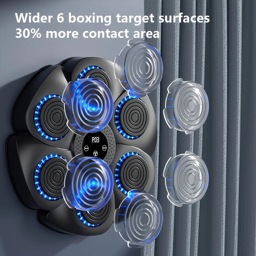 Boxing Target Wall-Mounted LED Scoring Wireless & Rechargeable