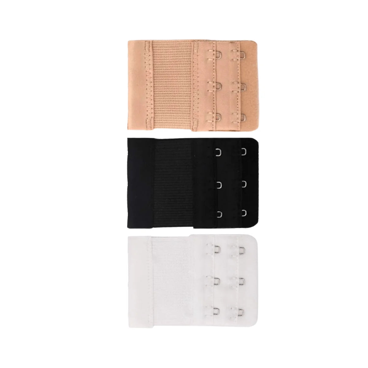 Bra Extender Elastic Stretch Set of 3 Neutral Colors