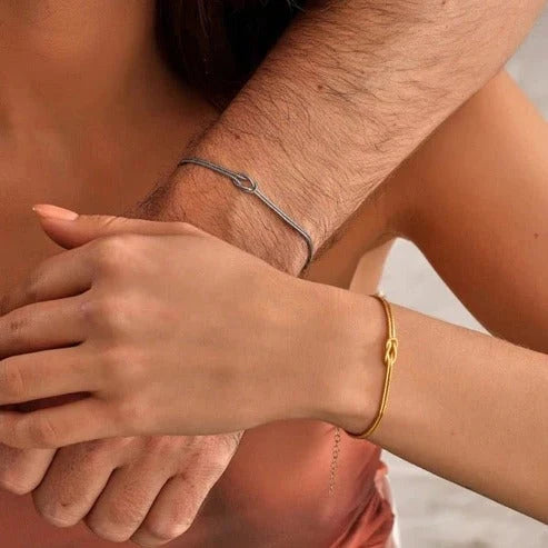 Bracelet Love Knot Adjustable Slide Closure Lightweight