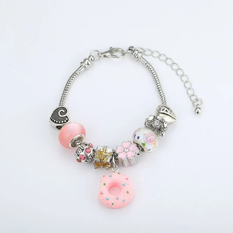 Bracelet Making Kit Christmas Charm 24-Day Advent Calendar
