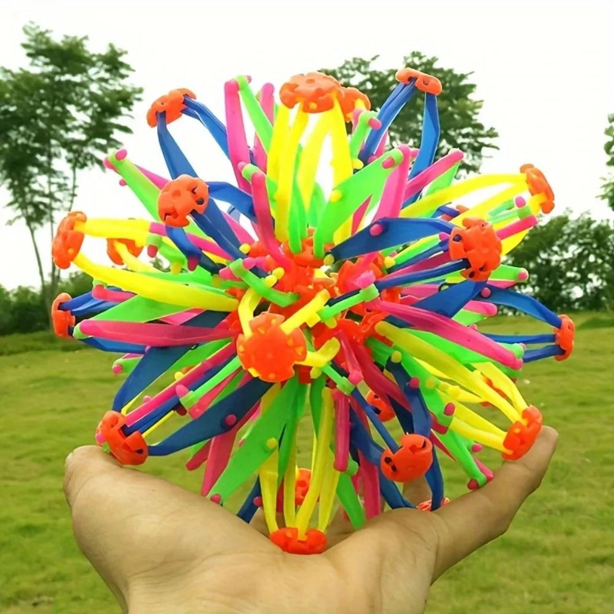 Breath Ball Expandable Geometric Lattice Durable Synthetic Polymer