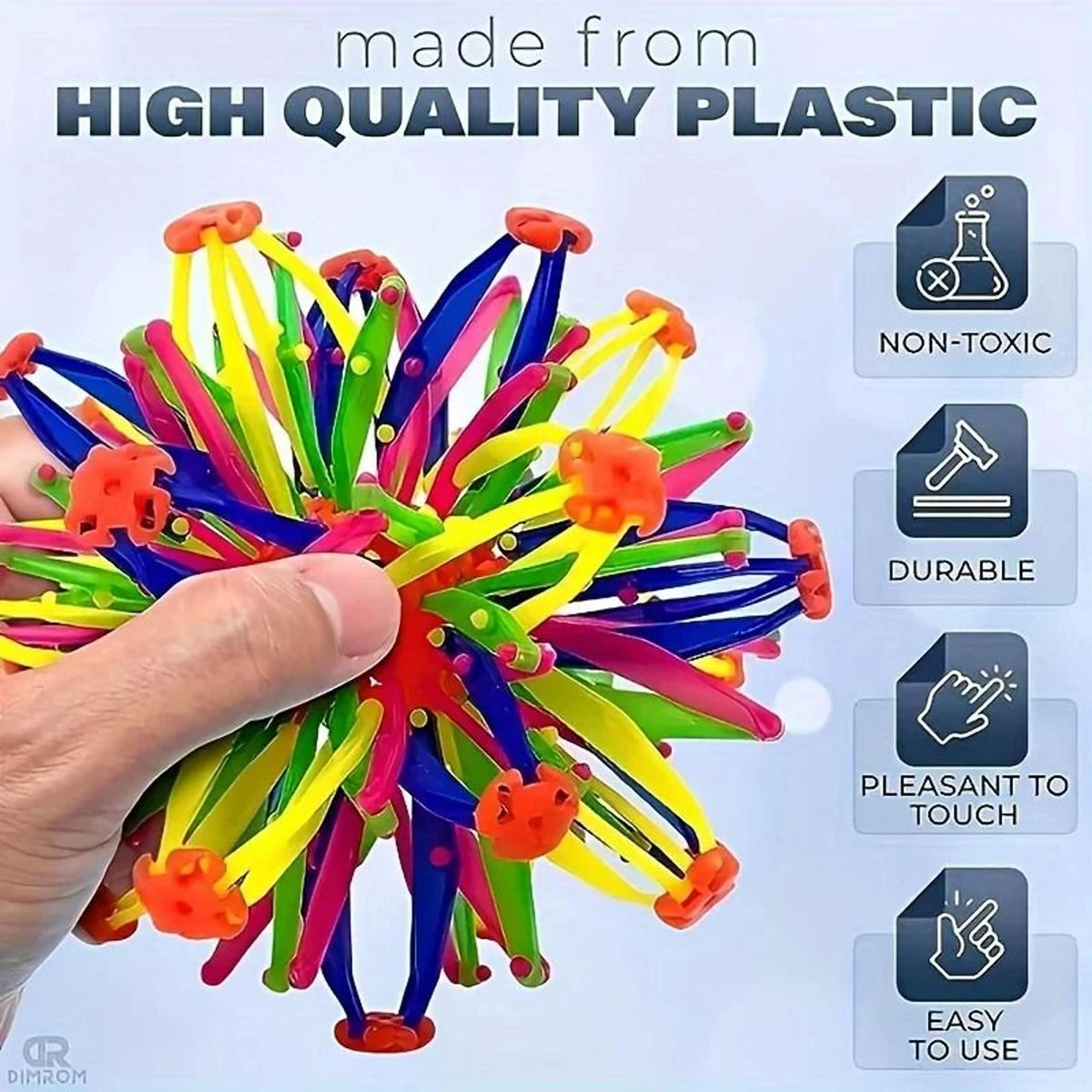 Breath Ball Expandable Geometric Lattice Durable Synthetic Polymer