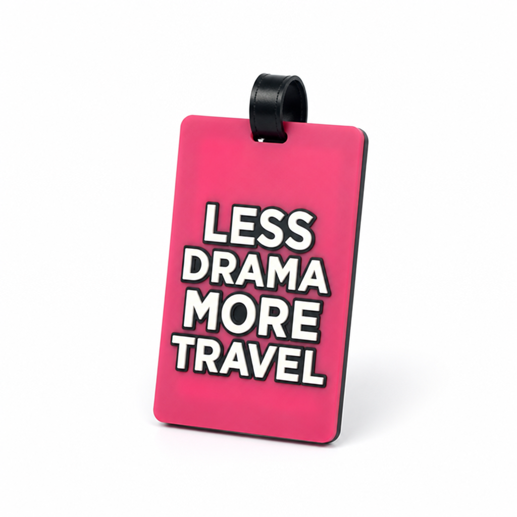 Bright Humorous Luggage Tag (Easy-Attach Strap)