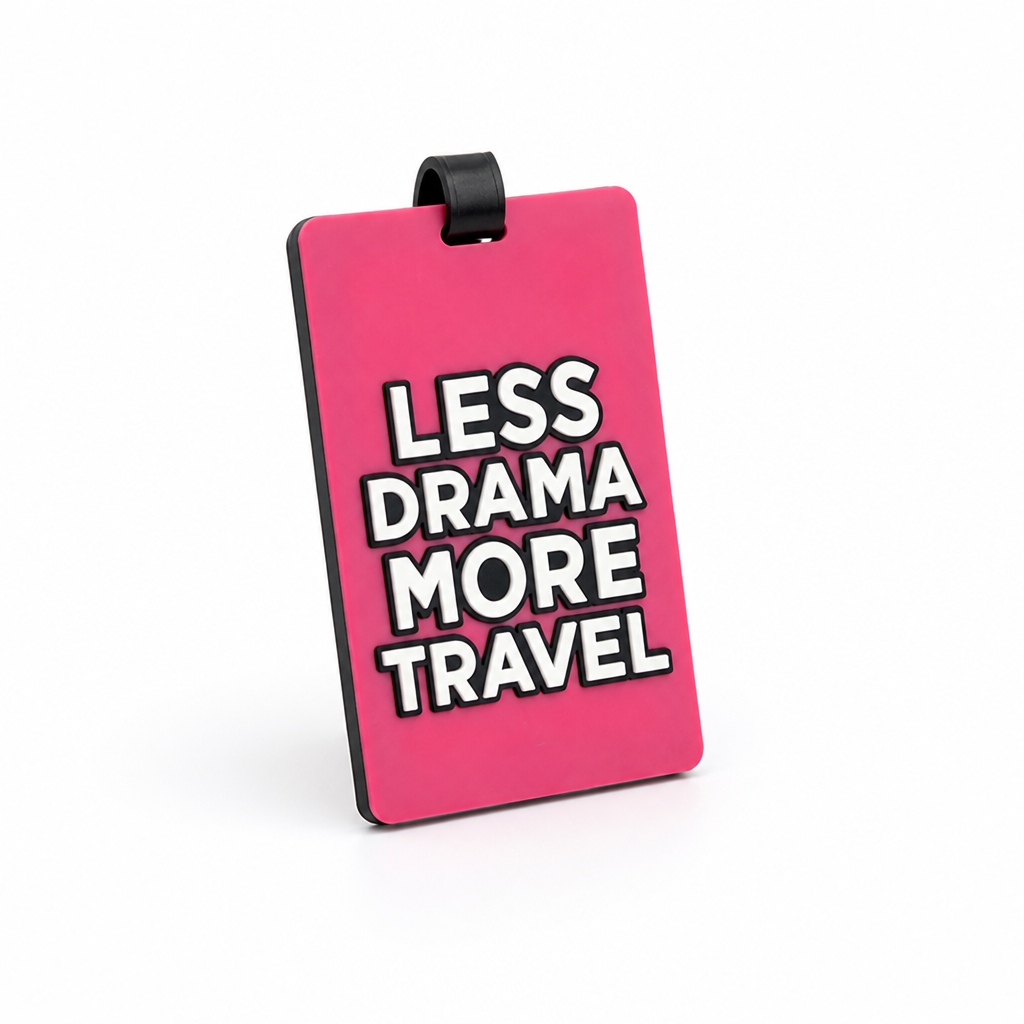 Bright Humorous Luggage Tag (Easy-Attach Strap)