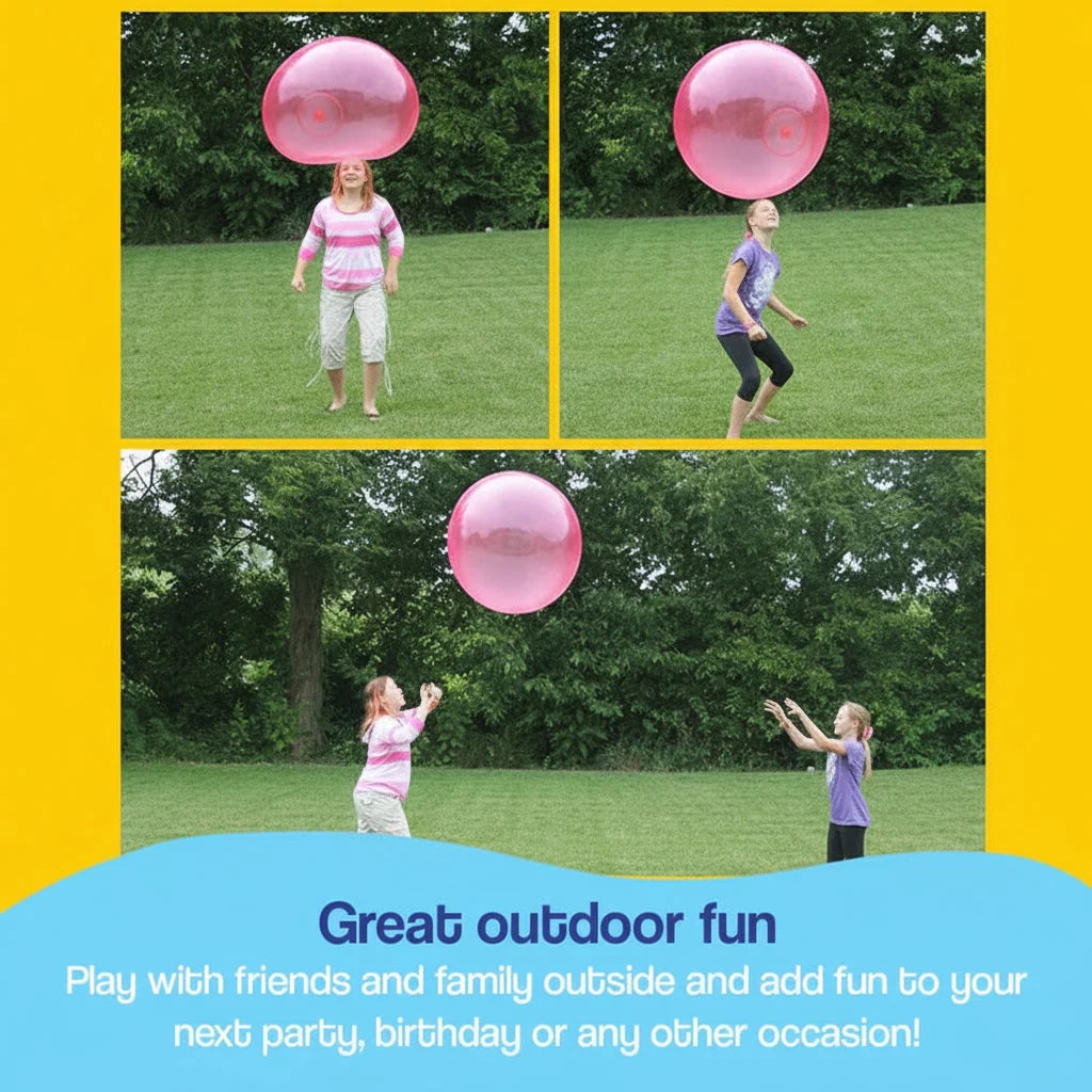 Bubble Ball Oversized Soft TPR Quick Inflation