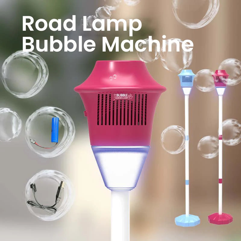 Bubble Machine Rechargeable Adjustable Height Hands-Free