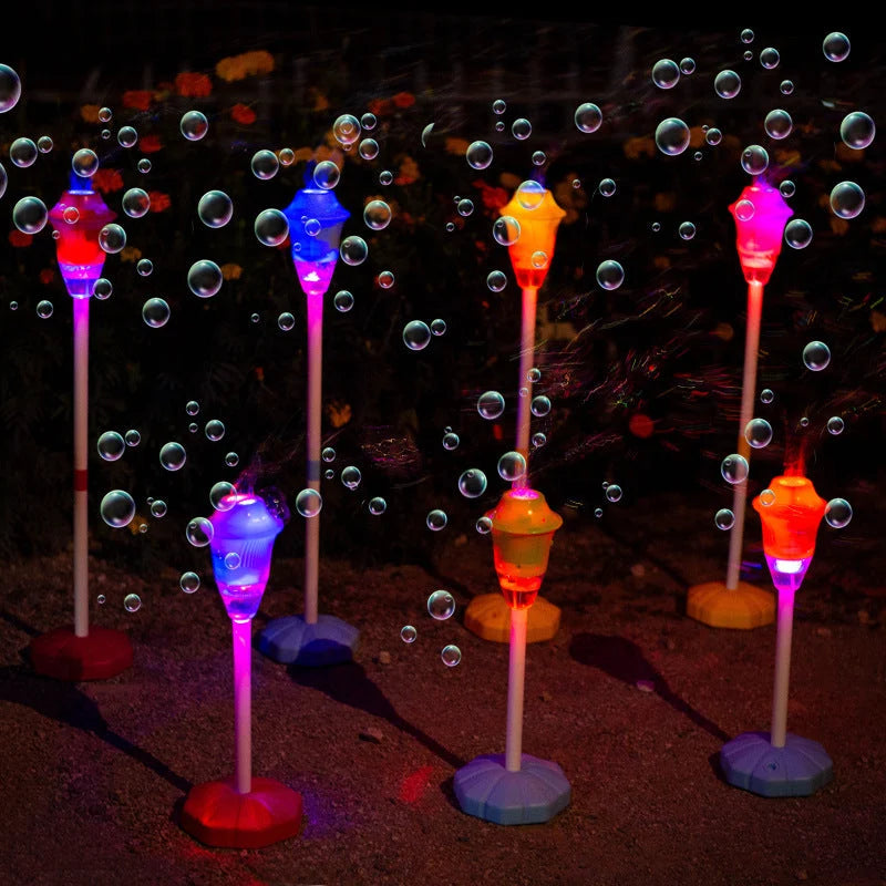 Bubble Machine Rechargeable Adjustable Height Hands-Free