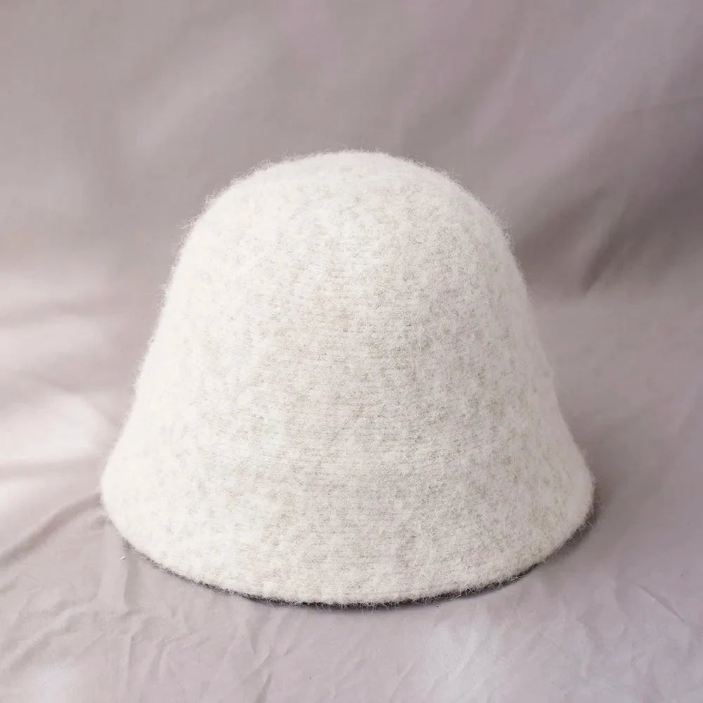 Bucket Hat Wool Foldable Warm Lightweight Comfortably Fits All Sizes