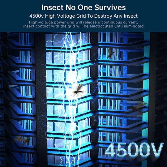 Bug Zapper Light Ultraviolet High-Voltage 550 Sq Ft