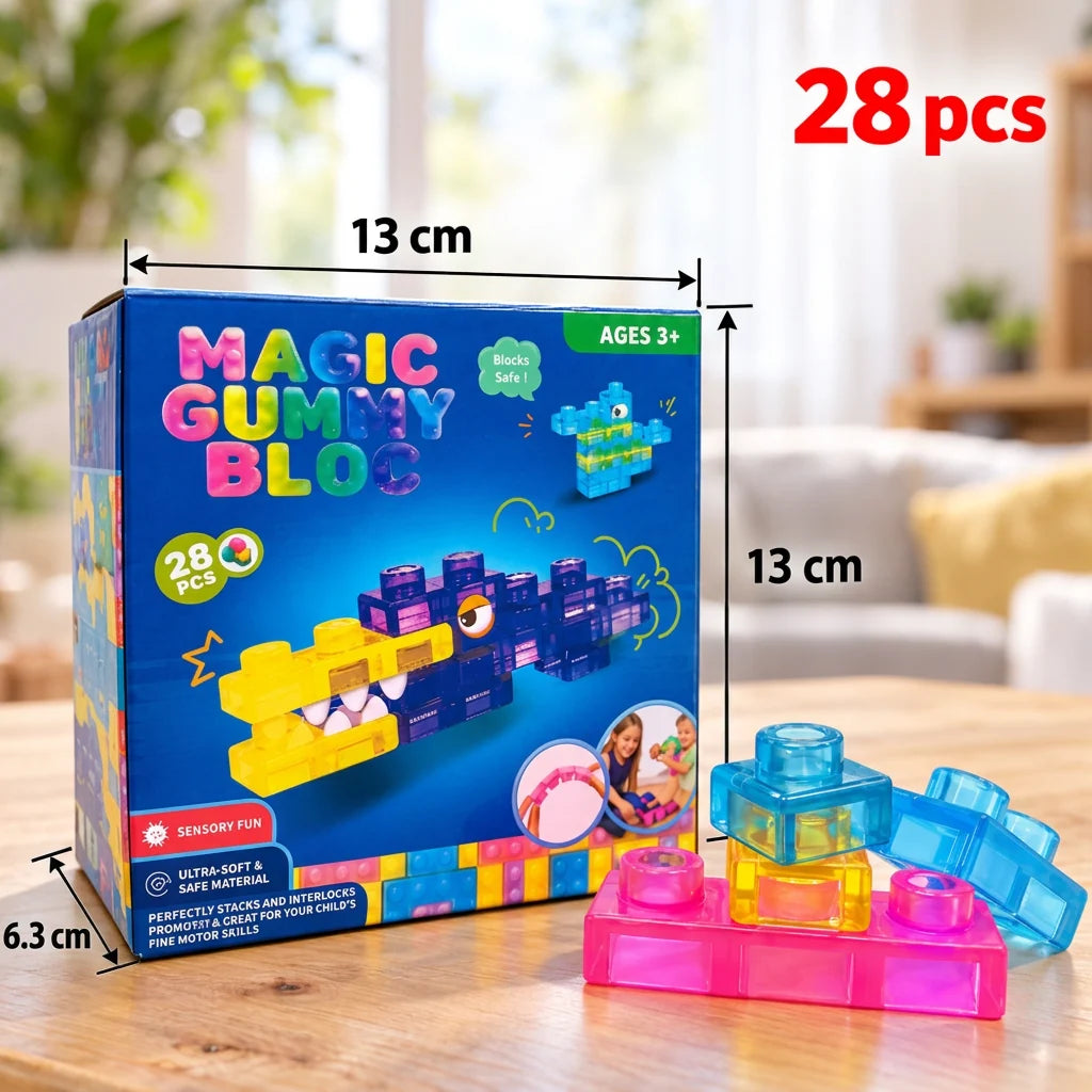 Building Blocks for Kids Soft Squishy Colorful Pieces