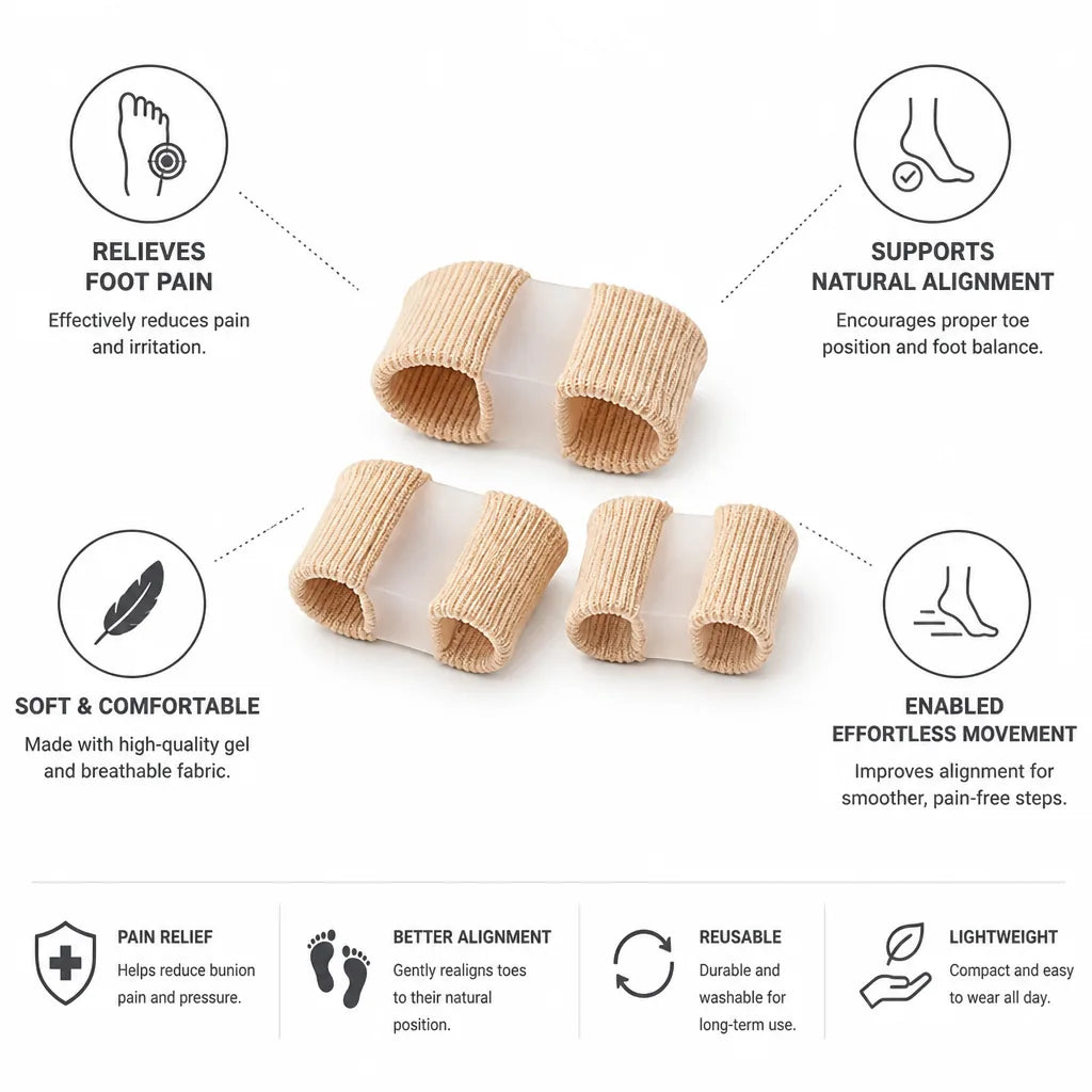 Bunion Corrector Gel Toe Separator Set of 3