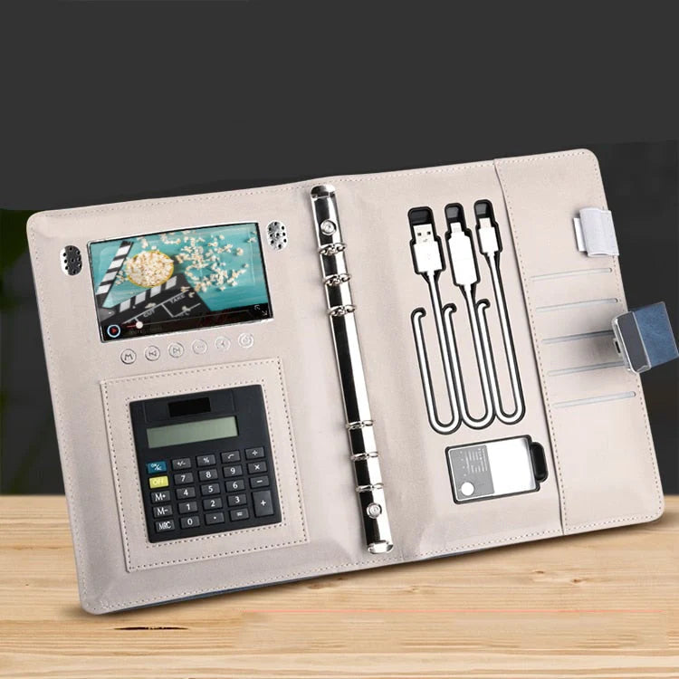 Business Notebook A5 Wireless Charging Fingerprint Lock